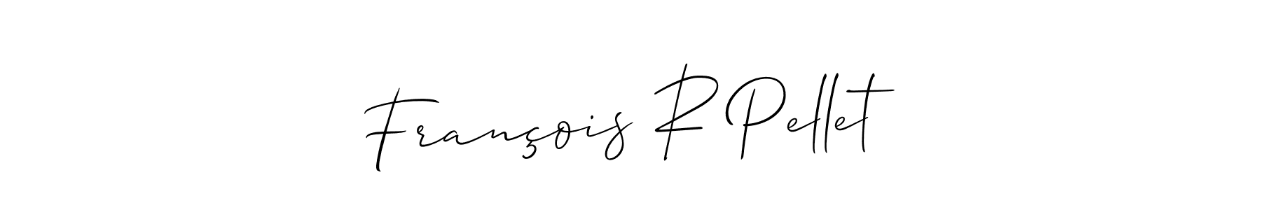 Make a beautiful signature design for name François R Pellet. Use this online signature maker to create a handwritten signature for free. François R Pellet signature style 2 images and pictures png