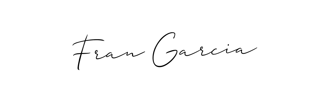 if you are searching for the best signature style for your name Fran Garcia. so please give up your signature search. here we have designed multiple signature styles  using Allison_Script. Fran Garcia signature style 2 images and pictures png