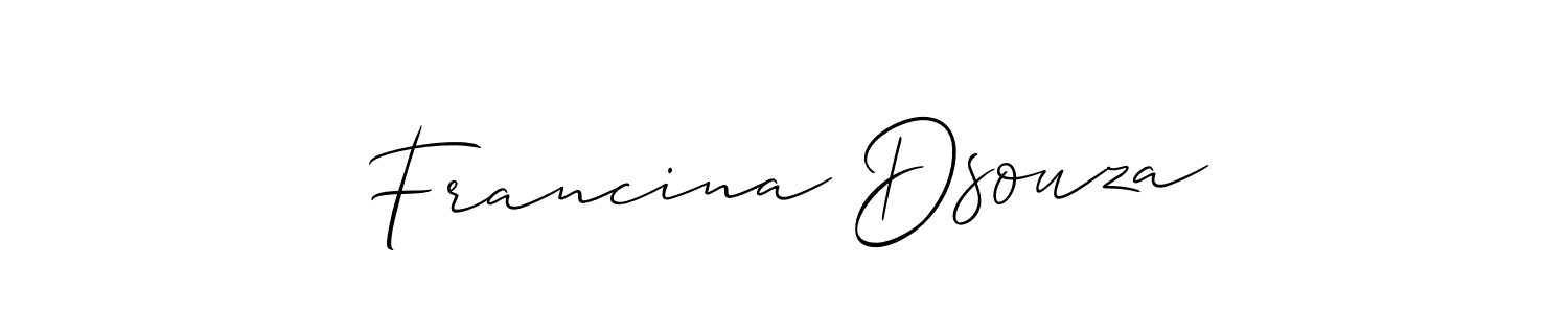 See photos of Francina Dsouza official signature by Spectra . Check more albums & portfolios. Read reviews & check more about Allison_Script font. Francina Dsouza signature style 2 images and pictures png