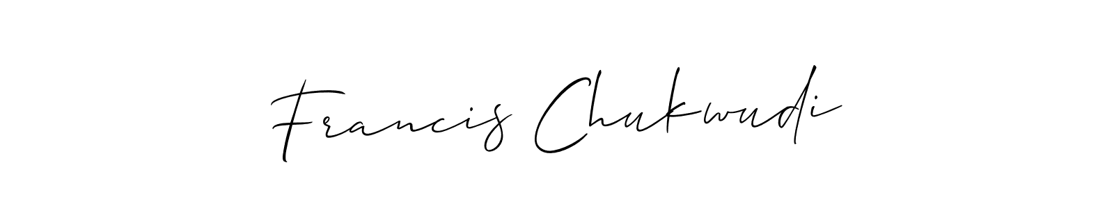 See photos of Francis Chukwudi official signature by Spectra . Check more albums & portfolios. Read reviews & check more about Allison_Script font. Francis Chukwudi signature style 2 images and pictures png