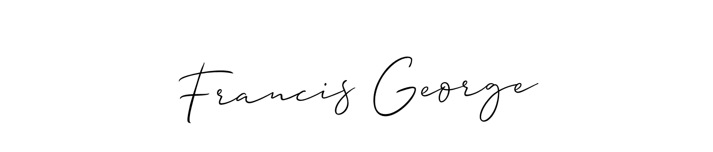 Make a beautiful signature design for name Francis George. Use this online signature maker to create a handwritten signature for free. Francis George signature style 2 images and pictures png