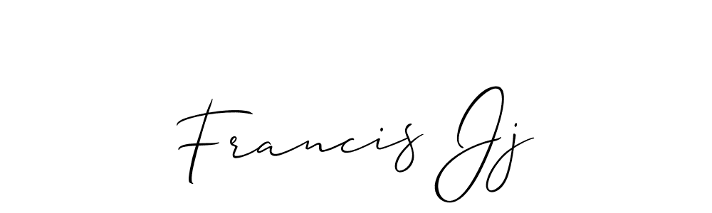 Make a beautiful signature design for name Francis Jj. Use this online signature maker to create a handwritten signature for free. Francis Jj signature style 2 images and pictures png