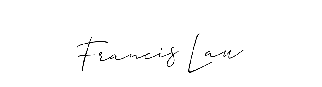 How to Draw Francis Lau signature style? Allison_Script is a latest design signature styles for name Francis Lau. Francis Lau signature style 2 images and pictures png