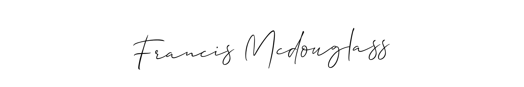 Allison_Script is a professional signature style that is perfect for those who want to add a touch of class to their signature. It is also a great choice for those who want to make their signature more unique. Get Francis Mcdouglass name to fancy signature for free. Francis Mcdouglass signature style 2 images and pictures png