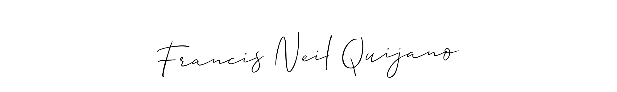 Here are the top 10 professional signature styles for the name Francis Neil Quijano. These are the best autograph styles you can use for your name. Francis Neil Quijano signature style 2 images and pictures png