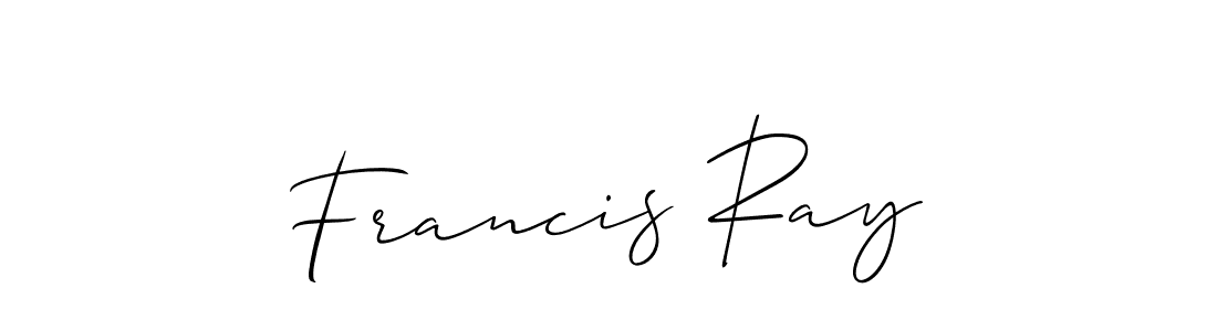 It looks lik you need a new signature style for name Francis Ray. Design unique handwritten (Allison_Script) signature with our free signature maker in just a few clicks. Francis Ray signature style 2 images and pictures png