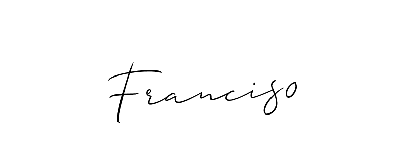 How to Draw Francis0 signature style? Allison_Script is a latest design signature styles for name Francis0. Francis0 signature style 2 images and pictures png