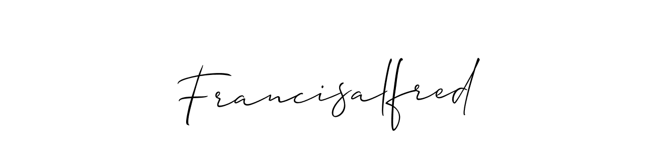 Make a beautiful signature design for name Francisalfred. Use this online signature maker to create a handwritten signature for free. Francisalfred signature style 2 images and pictures png