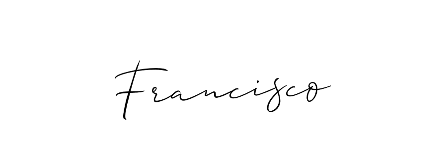 if you are searching for the best signature style for your name Francisco. so please give up your signature search. here we have designed multiple signature styles  using Allison_Script. Francisco signature style 2 images and pictures png