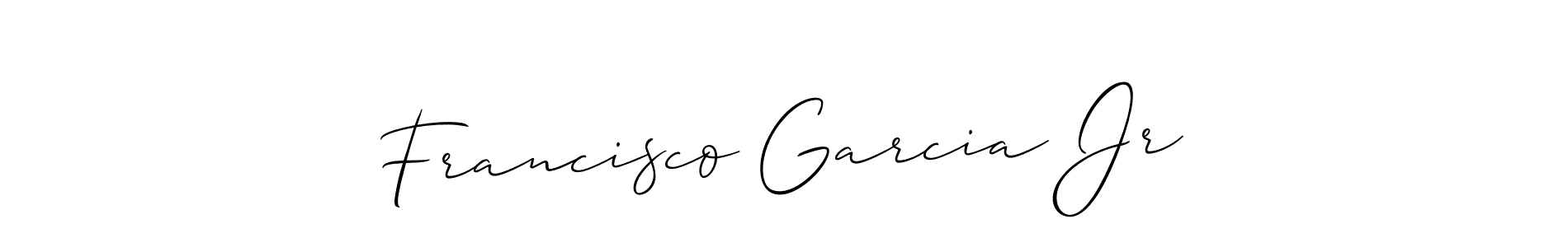 Best and Professional Signature Style for Francisco Garcia Jr. Allison_Script Best Signature Style Collection. Francisco Garcia Jr signature style 2 images and pictures png