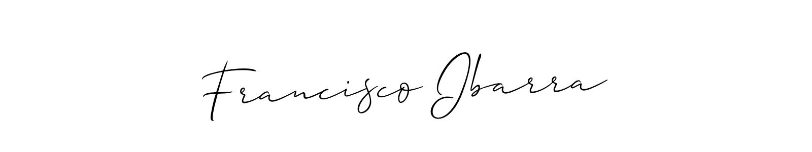 How to Draw Francisco Ibarra signature style? Allison_Script is a latest design signature styles for name Francisco Ibarra. Francisco Ibarra signature style 2 images and pictures png