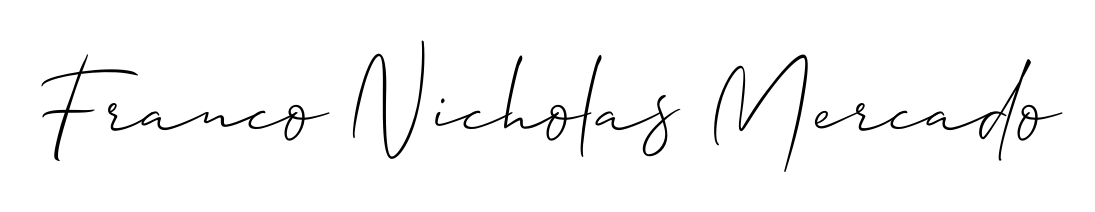Looking for the ultimate eSignature for Franco Nicholas Mercado? Explore Allison_Script font collection and download transparent PNGs in seconds. Franco Nicholas Mercado signature style 2 images and pictures png