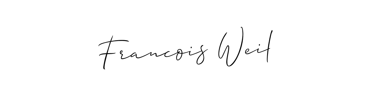 This is the best signature style for the Francois Weil name. Also you like these signature font (Allison_Script). Mix name signature. Francois Weil signature style 2 images and pictures png