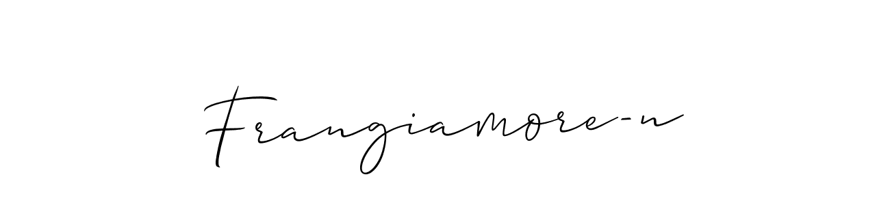 You can use this online signature creator to create a handwritten signature for the name Frangiamore-n. This is the best online autograph maker. Frangiamore-n signature style 2 images and pictures png