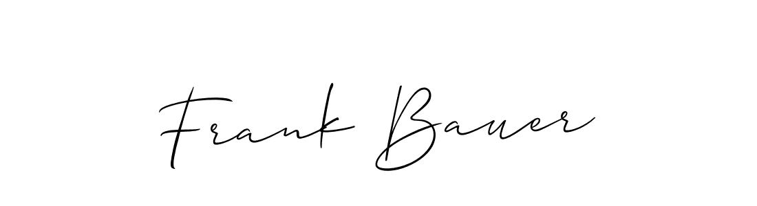 Make a beautiful signature design for name Frank Bauer. Use this online signature maker to create a handwritten signature for free. Frank Bauer signature style 2 images and pictures png