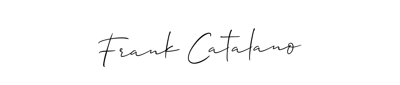Best and Professional Signature Style for Frank Catalano. Allison_Script Best Signature Style Collection. Frank Catalano signature style 2 images and pictures png