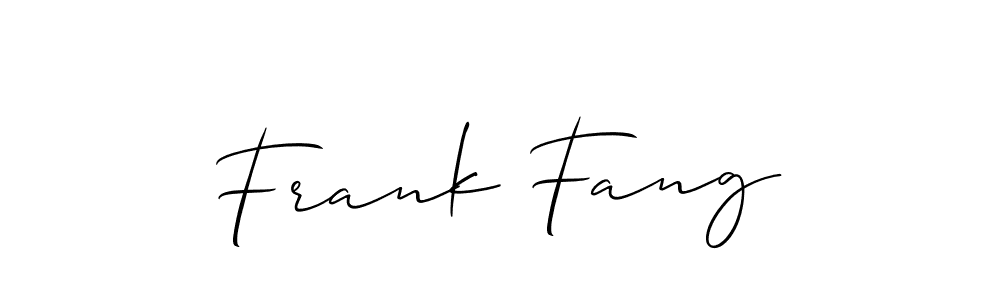 Frank Fang stylish signature style. Best Handwritten Sign (Allison_Script) for my name. Handwritten Signature Collection Ideas for my name Frank Fang. Frank Fang signature style 2 images and pictures png