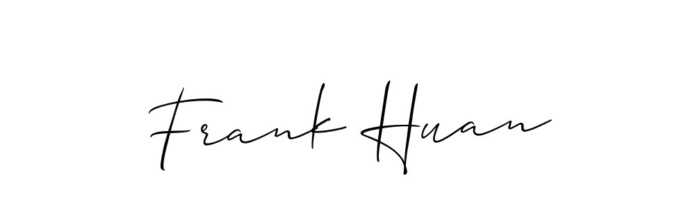 Best and Professional Signature Style for Frank Huan. Allison_Script Best Signature Style Collection. Frank Huan signature style 2 images and pictures png