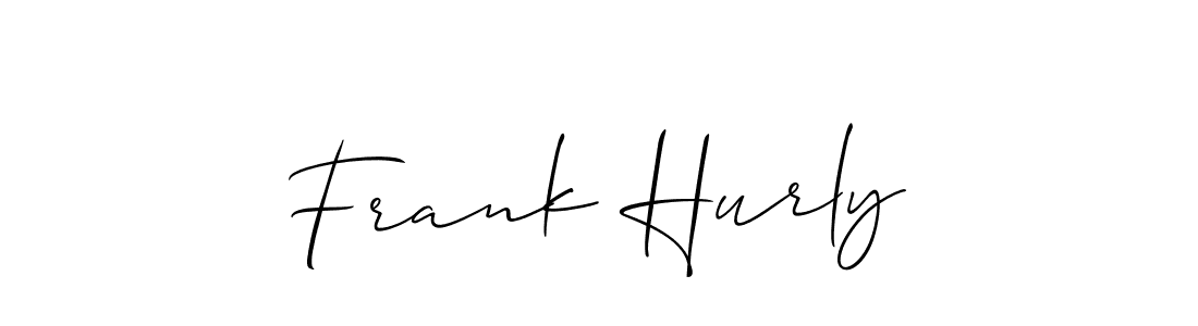 Best and Professional Signature Style for Frank Hurly. Allison_Script Best Signature Style Collection. Frank Hurly signature style 2 images and pictures png