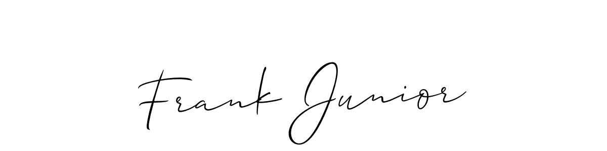 Check out images of Autograph of Frank Junior name. Actor Frank Junior Signature Style. Allison_Script is a professional sign style online. Frank Junior signature style 2 images and pictures png