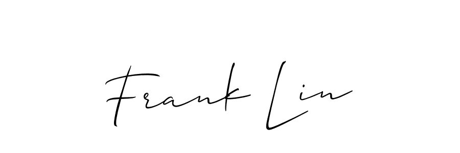 Make a short Frank Lin signature style. Manage your documents anywhere anytime using Allison_Script. Create and add eSignatures, submit forms, share and send files easily. Frank Lin signature style 2 images and pictures png