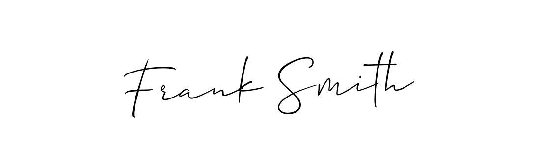 Make a short Frank Smith signature style. Manage your documents anywhere anytime using Allison_Script. Create and add eSignatures, submit forms, share and send files easily. Frank Smith signature style 2 images and pictures png