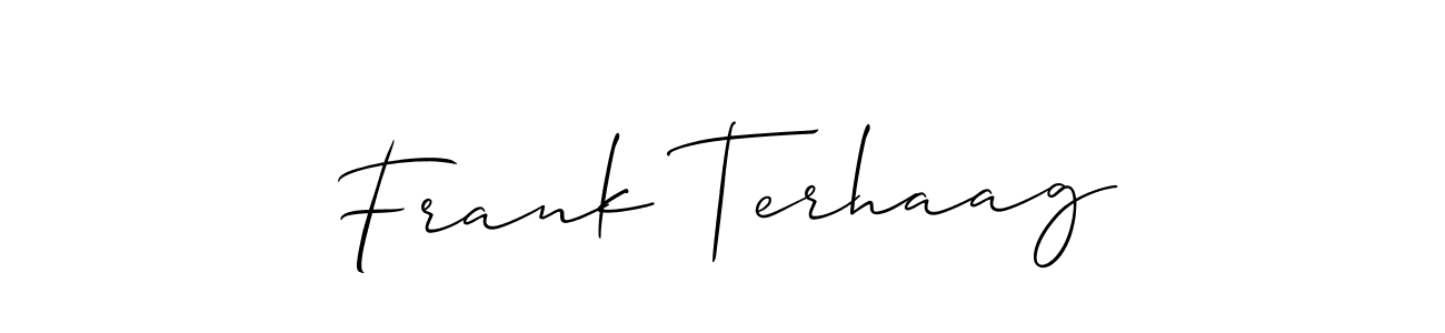 Best and Professional Signature Style for Frank Terhaag. Allison_Script Best Signature Style Collection. Frank Terhaag signature style 2 images and pictures png