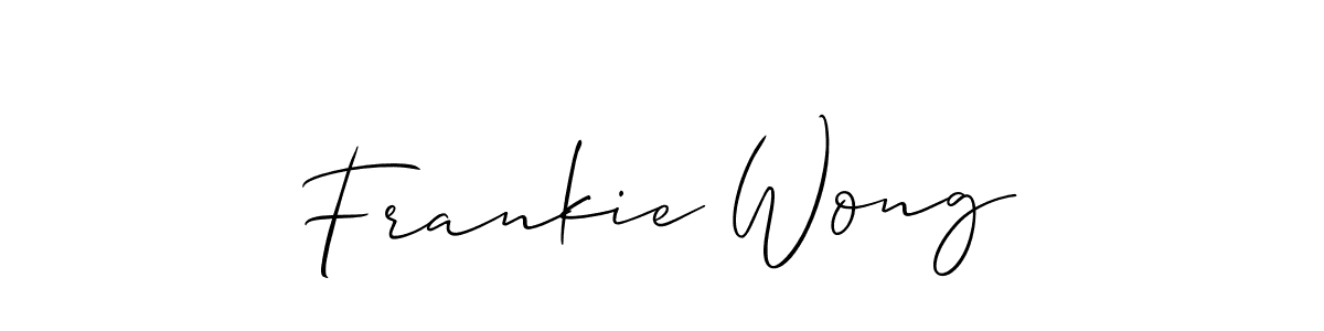 Frankie Wong stylish signature style. Best Handwritten Sign (Allison_Script) for my name. Handwritten Signature Collection Ideas for my name Frankie Wong. Frankie Wong signature style 2 images and pictures png