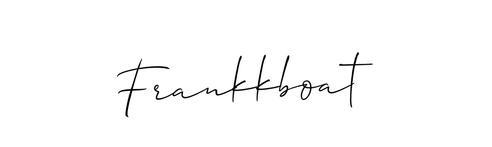 You should practise on your own different ways (Allison_Script) to write your name (Frankkboat) in signature. don't let someone else do it for you. Frankkboat signature style 2 images and pictures png