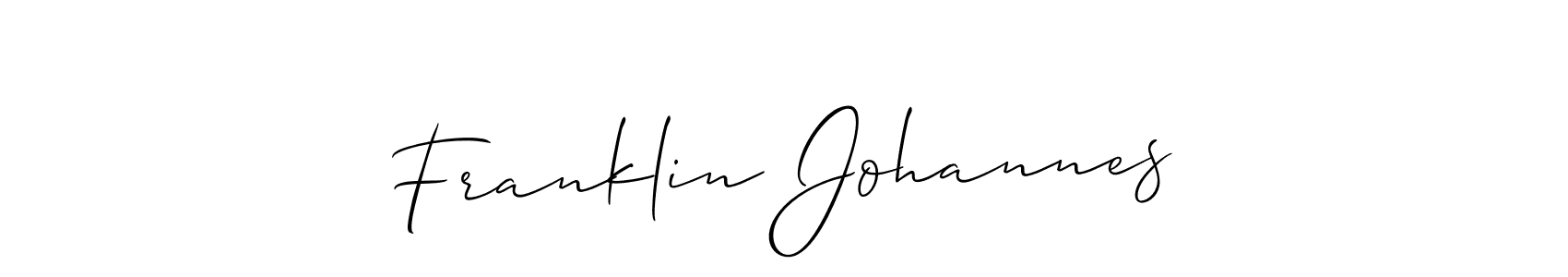 Check out images of Autograph of Franklin Johannes name. Actor Franklin Johannes Signature Style. Allison_Script is a professional sign style online. Franklin Johannes signature style 2 images and pictures png