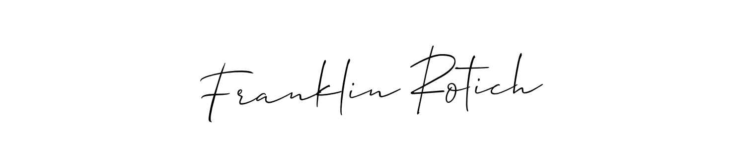 You should practise on your own different ways (Allison_Script) to write your name (Franklin Rotich) in signature. don't let someone else do it for you. Franklin Rotich signature style 2 images and pictures png