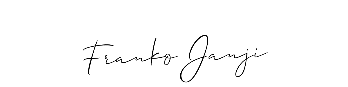 See photos of Franko Janji official signature by Spectra . Check more albums & portfolios. Read reviews & check more about Allison_Script font. Franko Janji signature style 2 images and pictures png