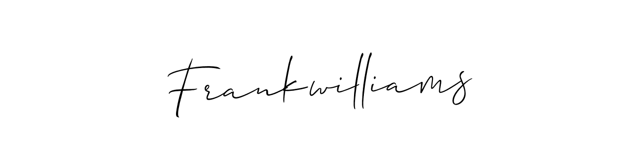 Here are the top 10 professional signature styles for the name Frankwilliams. These are the best autograph styles you can use for your name. Frankwilliams signature style 2 images and pictures png