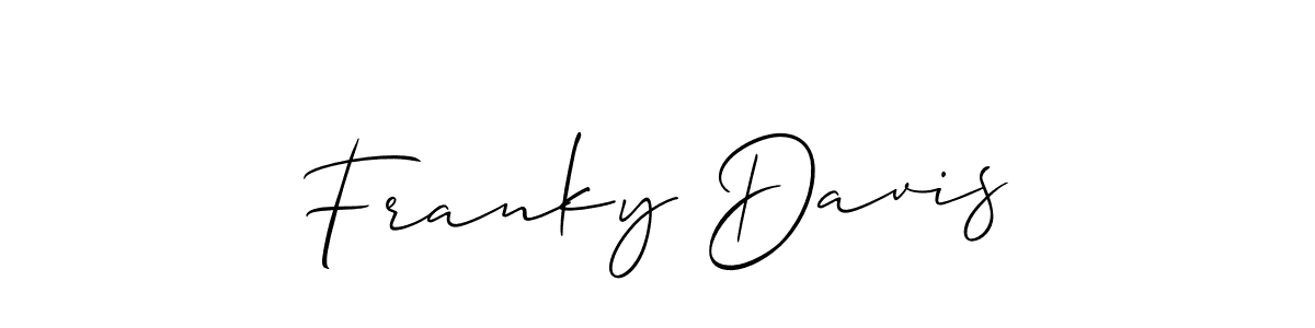 You can use this online signature creator to create a handwritten signature for the name Franky Davis. This is the best online autograph maker. Franky Davis signature style 2 images and pictures png