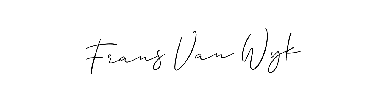 Check out images of Autograph of Frans Van Wyk name. Actor Frans Van Wyk Signature Style. Allison_Script is a professional sign style online. Frans Van Wyk signature style 2 images and pictures png