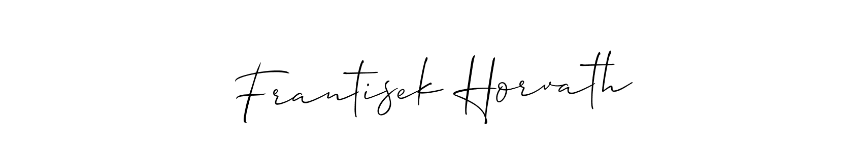 The best way (Allison_Script) to make a short signature is to pick only two or three words in your name. The name Frantisek Horvath include a total of six letters. For converting this name. Frantisek Horvath signature style 2 images and pictures png