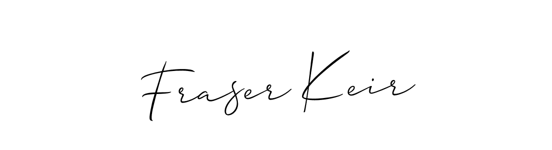 How to make Fraser Keir signature? Allison_Script is a professional autograph style. Create handwritten signature for Fraser Keir name. Fraser Keir signature style 2 images and pictures png