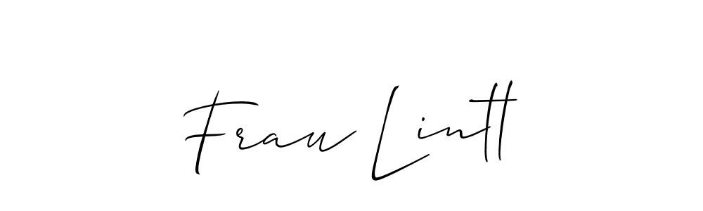 This is the best signature style for the Frau Lintl name. Also you like these signature font (Allison_Script). Mix name signature. Frau Lintl signature style 2 images and pictures png