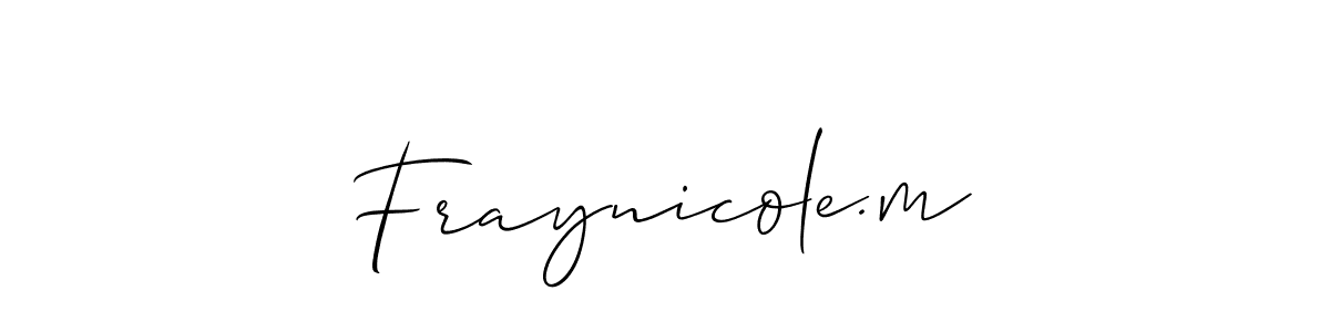You can use this online signature creator to create a handwritten signature for the name Fraynicole.m. This is the best online autograph maker. Fraynicole.m signature style 2 images and pictures png