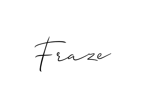 Design your own signature with our free online signature maker. With this signature software, you can create a handwritten (Allison_Script) signature for name Fraze. Fraze signature style 2 images and pictures png