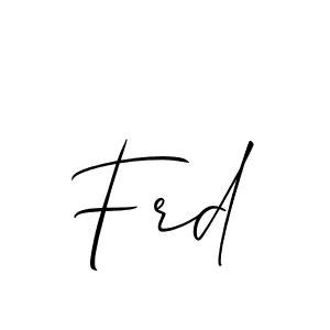 Allison_Script is a professional signature style that is perfect for those who want to add a touch of class to their signature. It is also a great choice for those who want to make their signature more unique. Get Frd name to fancy signature for free. Frd signature style 2 images and pictures png