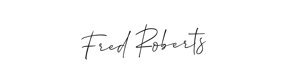 You can use this online signature creator to create a handwritten signature for the name Fred Roberts. This is the best online autograph maker. Fred Roberts signature style 2 images and pictures png
