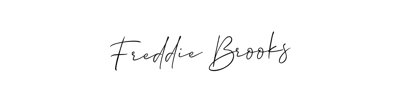 It looks lik you need a new signature style for name Freddie Brooks. Design unique handwritten (Allison_Script) signature with our free signature maker in just a few clicks. Freddie Brooks signature style 2 images and pictures png