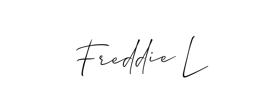Best and Professional Signature Style for Freddie L. Allison_Script Best Signature Style Collection. Freddie L signature style 2 images and pictures png