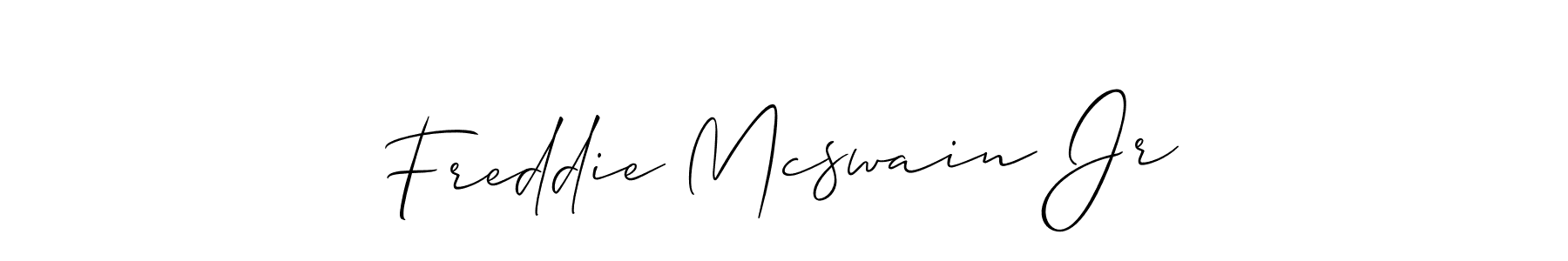 Make a short Freddie Mcswain Jr signature style. Manage your documents anywhere anytime using Allison_Script. Create and add eSignatures, submit forms, share and send files easily. Freddie Mcswain Jr signature style 2 images and pictures png