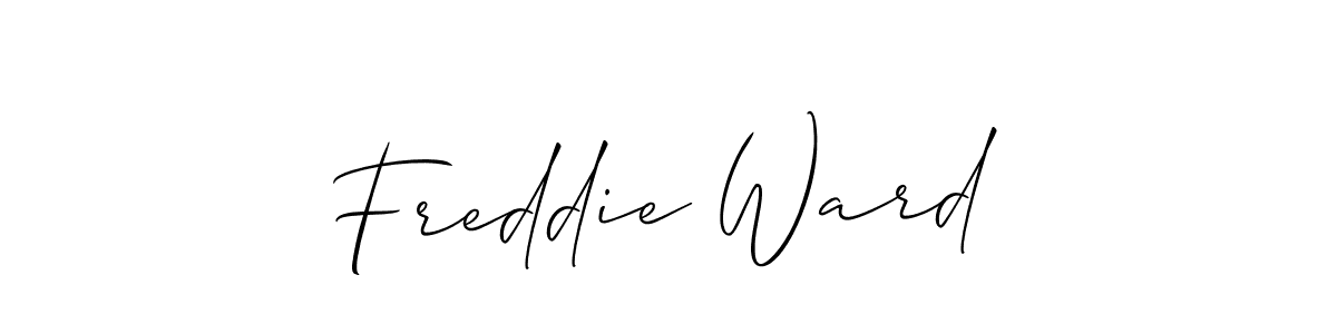 Make a short Freddie Ward signature style. Manage your documents anywhere anytime using Allison_Script. Create and add eSignatures, submit forms, share and send files easily. Freddie Ward signature style 2 images and pictures png