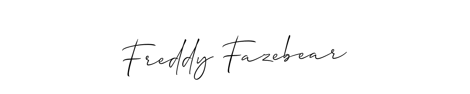 Best and Professional Signature Style for Freddy Fazebear. Allison_Script Best Signature Style Collection. Freddy Fazebear signature style 2 images and pictures png