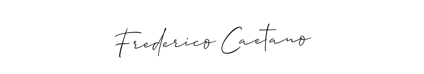 Check out images of Autograph of Frederico Caetano name. Actor Frederico Caetano Signature Style. Allison_Script is a professional sign style online. Frederico Caetano signature style 2 images and pictures png