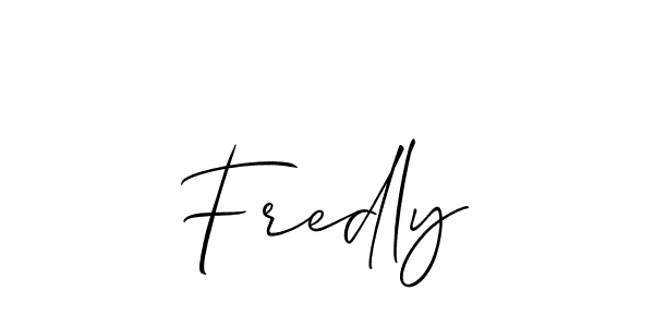 if you are searching for the best signature style for your name Fredly. so please give up your signature search. here we have designed multiple signature styles  using Allison_Script. Fredly signature style 2 images and pictures png
