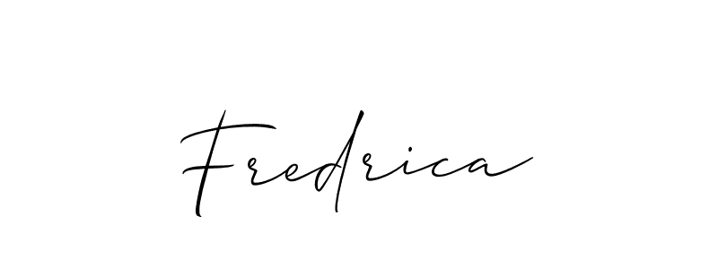You can use this online signature creator to create a handwritten signature for the name Fredrica. This is the best online autograph maker. Fredrica signature style 2 images and pictures png